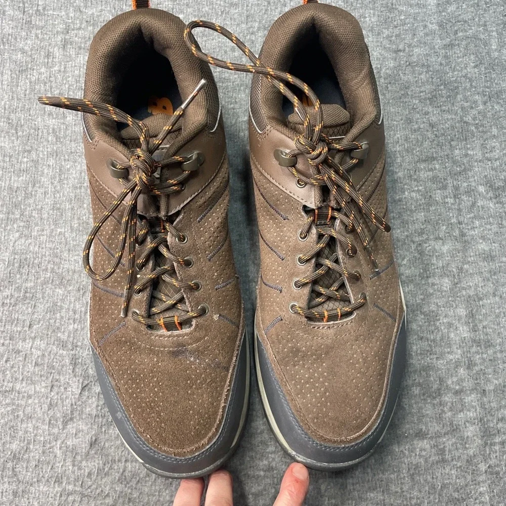 New Balance Hiking Boots MW1201 Mens 12.5 Brown Suede Lace-Up Outdoor Trail‎